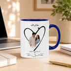 Custom Photo And Date For Couple – Personalized Mug