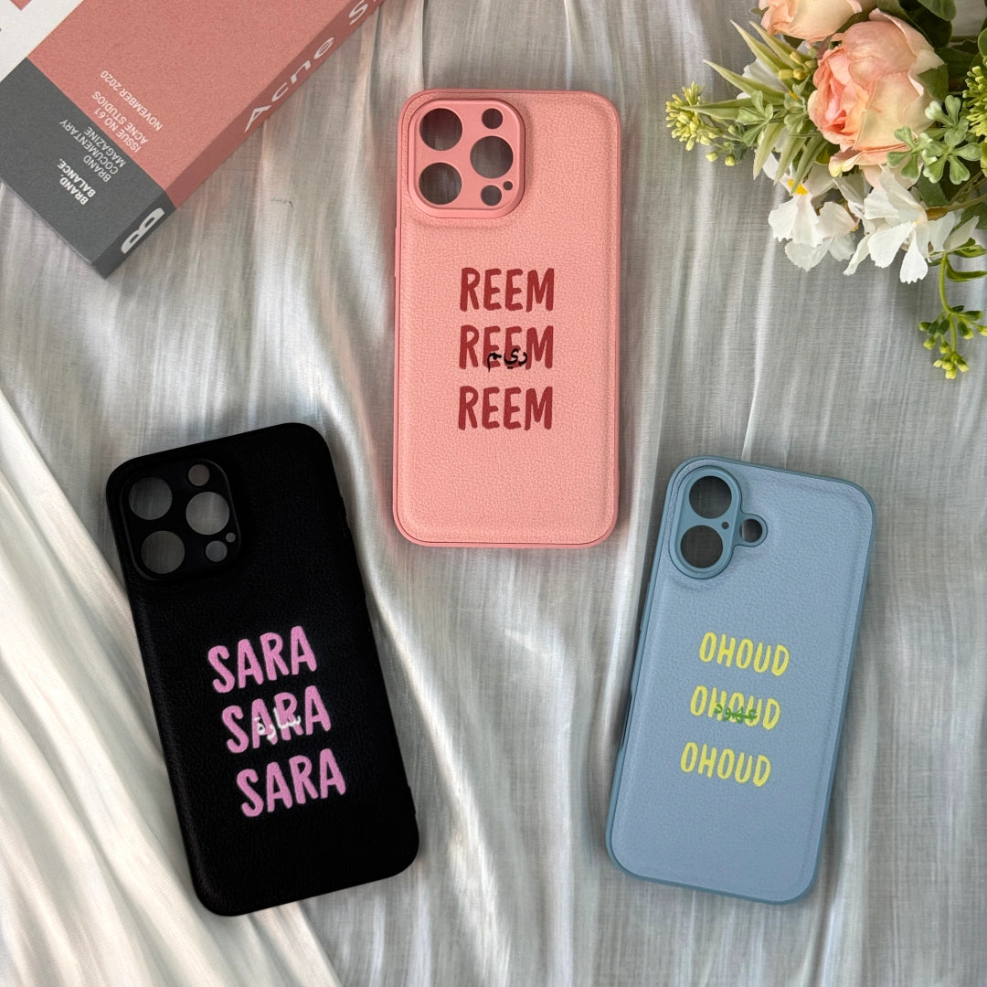 Custom Colorful Text and Message For Family – Personalized Phone Case