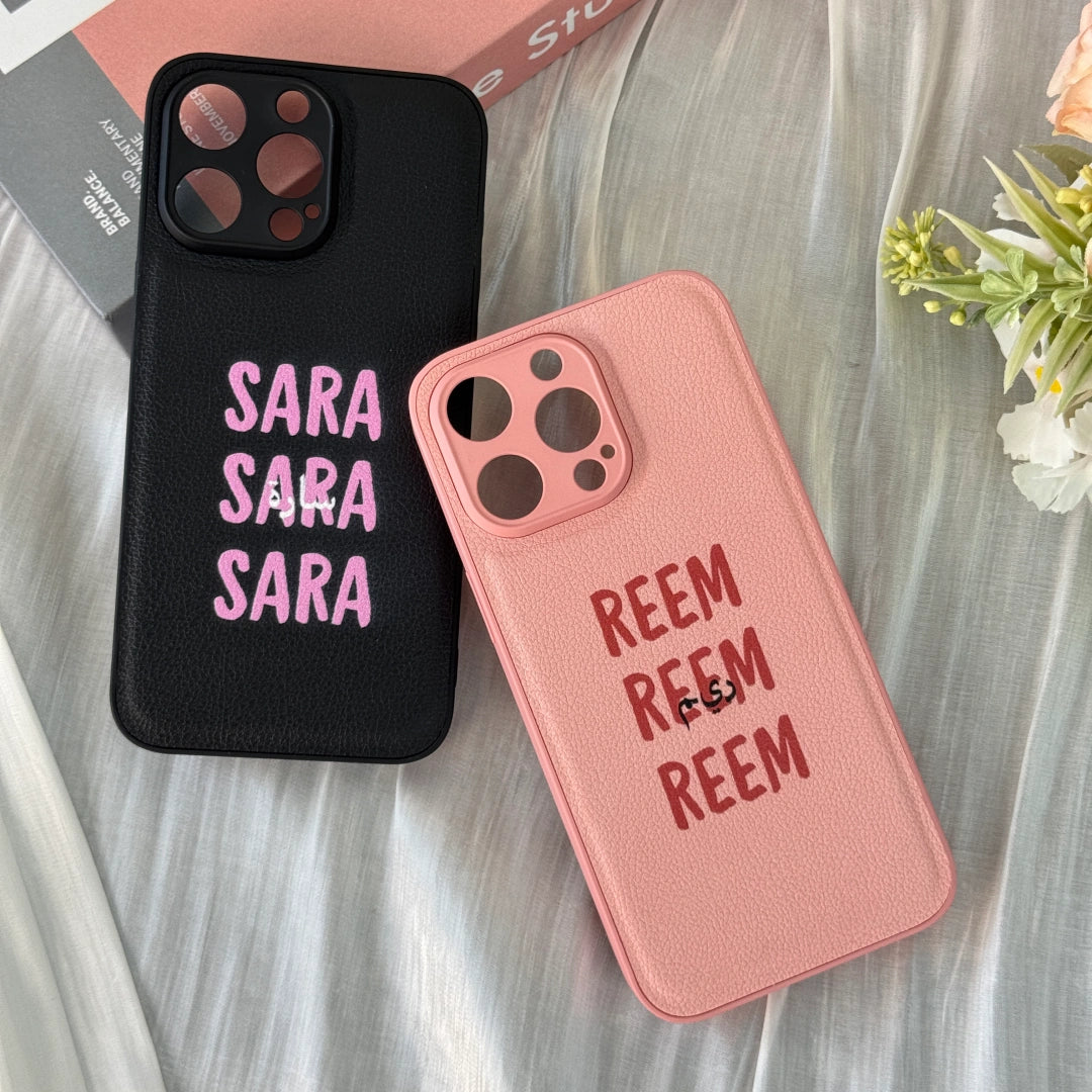 Custom Colorful Text and Message For Family – Personalized Phone Case