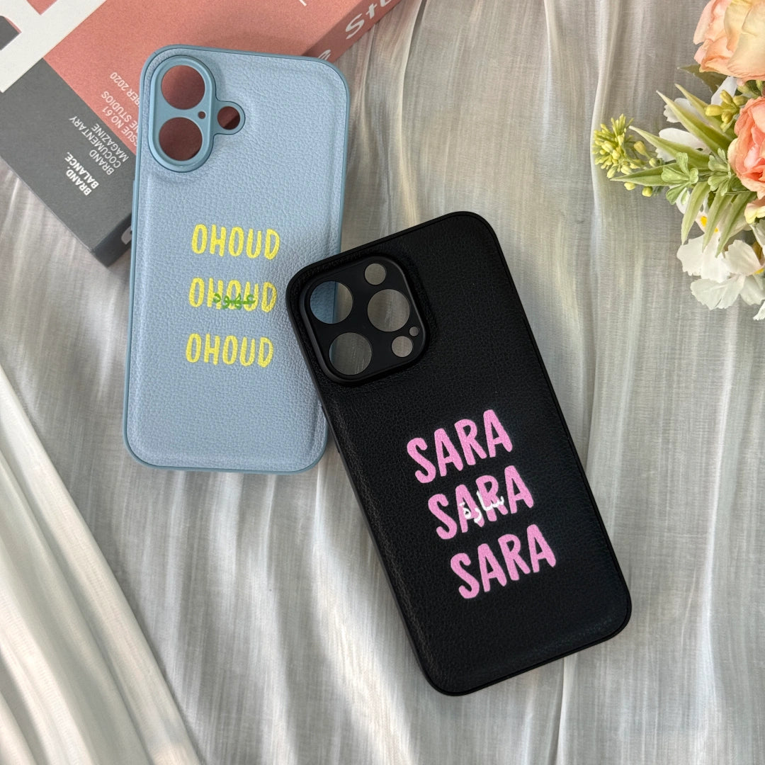 Custom Colorful Text and Message For Family – Personalized Phone Case