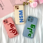 Custom Shadowed Letters and Text For Family – Personalized Phone Case