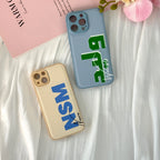 Custom Shadowed Letters and Text For Family – Personalized Phone Case
