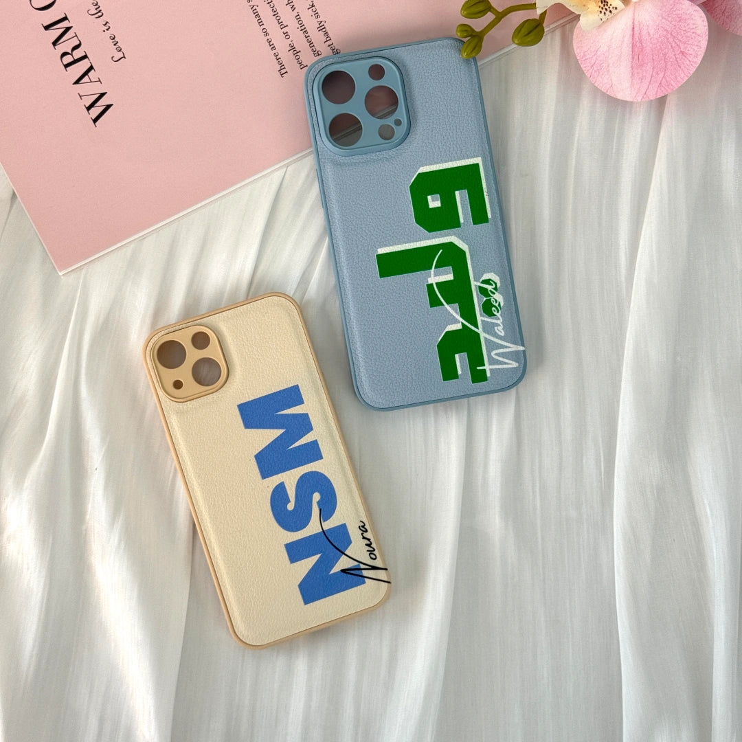 Custom Shadowed Letters and Text For Family – Personalized Phone Case
