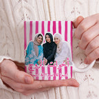 كوب مخصص بصورة جماعية لأفضل الأصدقاء مع أسماء شخصية - كوب شخصي