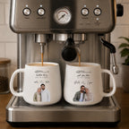 Custom Names And Date For Couples – Personalized Tapered Mug