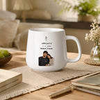 Custom Photo, Names And Date For Couples – Personalized Tapered Mug
