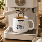Custom Photo, Names And Date  For Couple – Personalized Tapered Mug