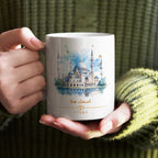 كوب "أحبك بلا حدود" للمسجد والزوجين (اسم مخصص) - كوب شخصي