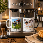 Custom Photo & Blessing Message For Dad – Personalized Mug
