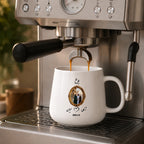 Custom Photo, Names And Date For Couple – Personalized Tapered Mug