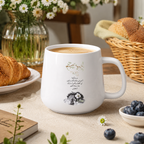Custom Newborn Photo & Baby’s Love Message – Personalized Tapered Mug