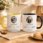 Custom Photo, Names And Date For Couple – Personalized Mug