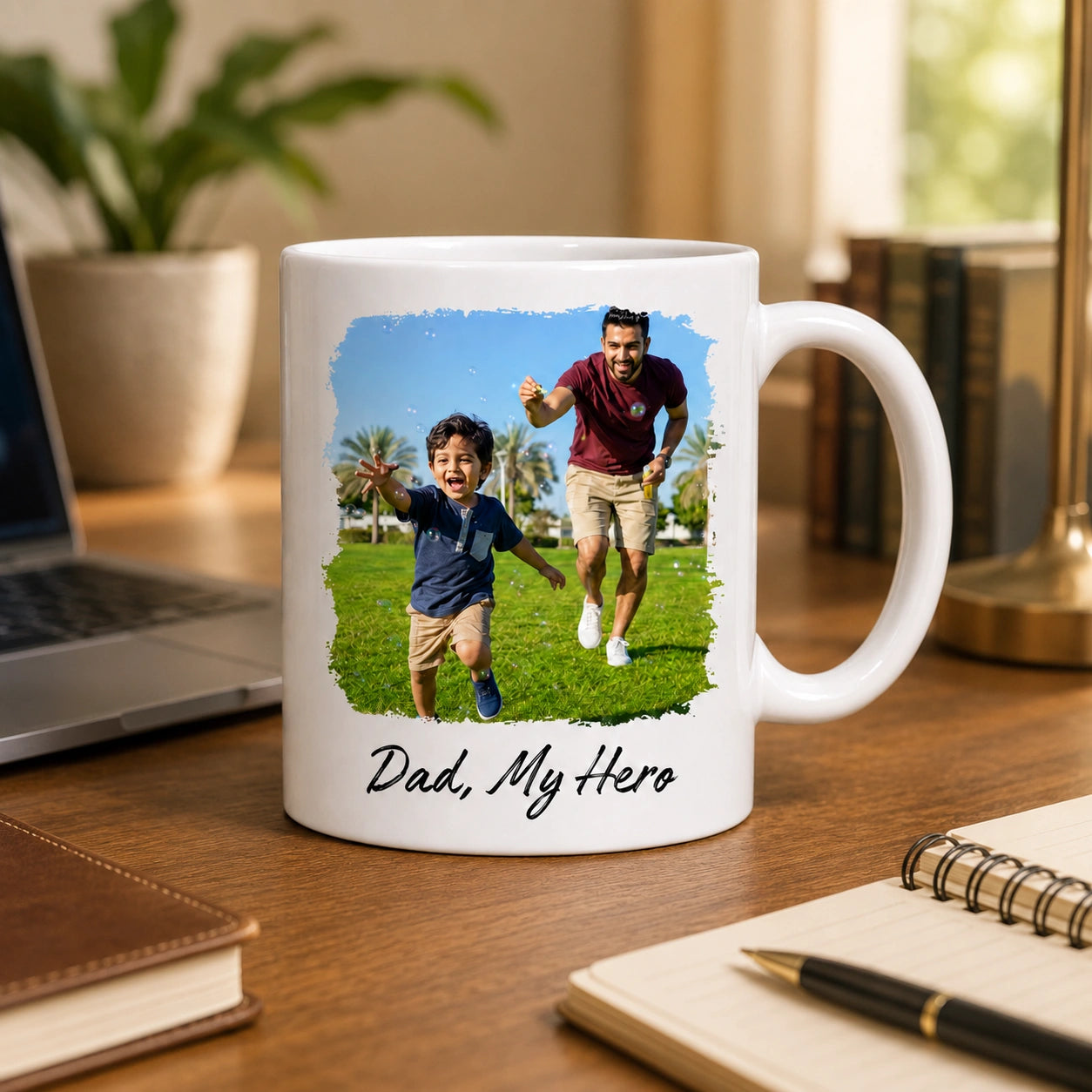 Custom Photo & Blessing Message For Dad – Personalized Mug