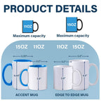 Custom Photo, Names And Date For Couple – Personalized Mug
