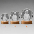 Custom Photo For Your Special Someone Gift- Personalized Crystal Ball Night Light