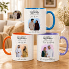 Custom Photo, Names And Message For Couples – Personalized Mug