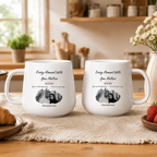 Custom Photo, Names And Date  For Couple – Personalized Tapered Mug