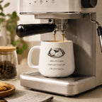 Custom Newborn Photo & Loving Message – Personalized Tapered Mug