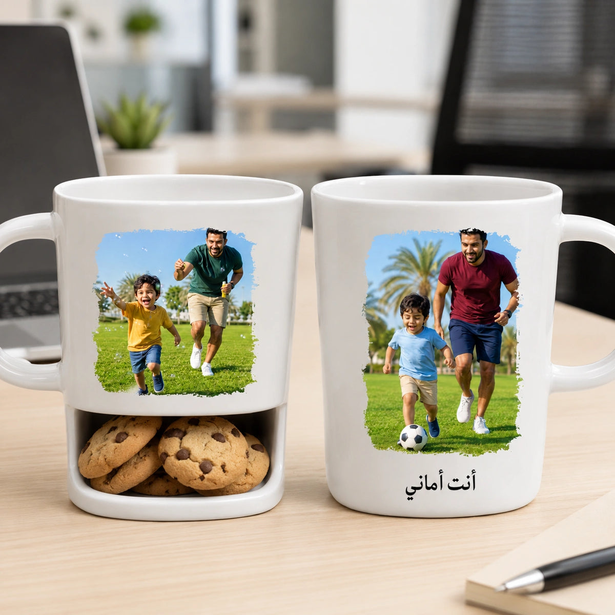 إيموجي مخصص للمهنة والاسم – كوب مخصص