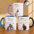 Custom Photo,Name And Date For Couple – Personalized Mug