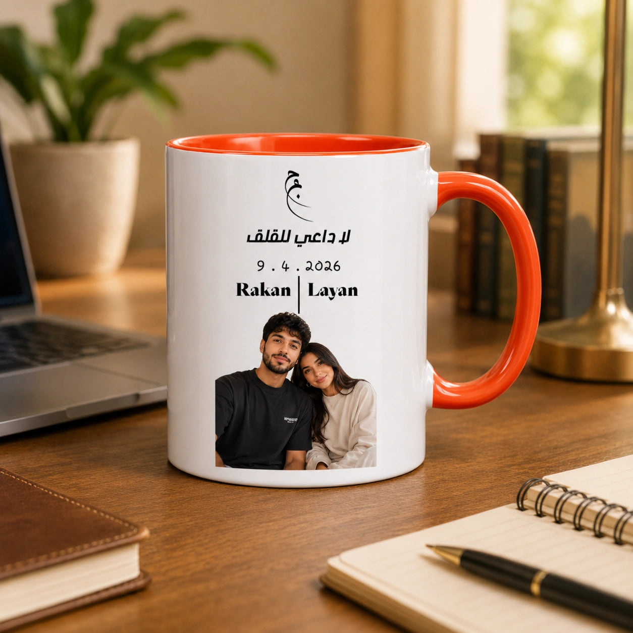 Custom Photo,Date And Names For Couple – Personalized Mug